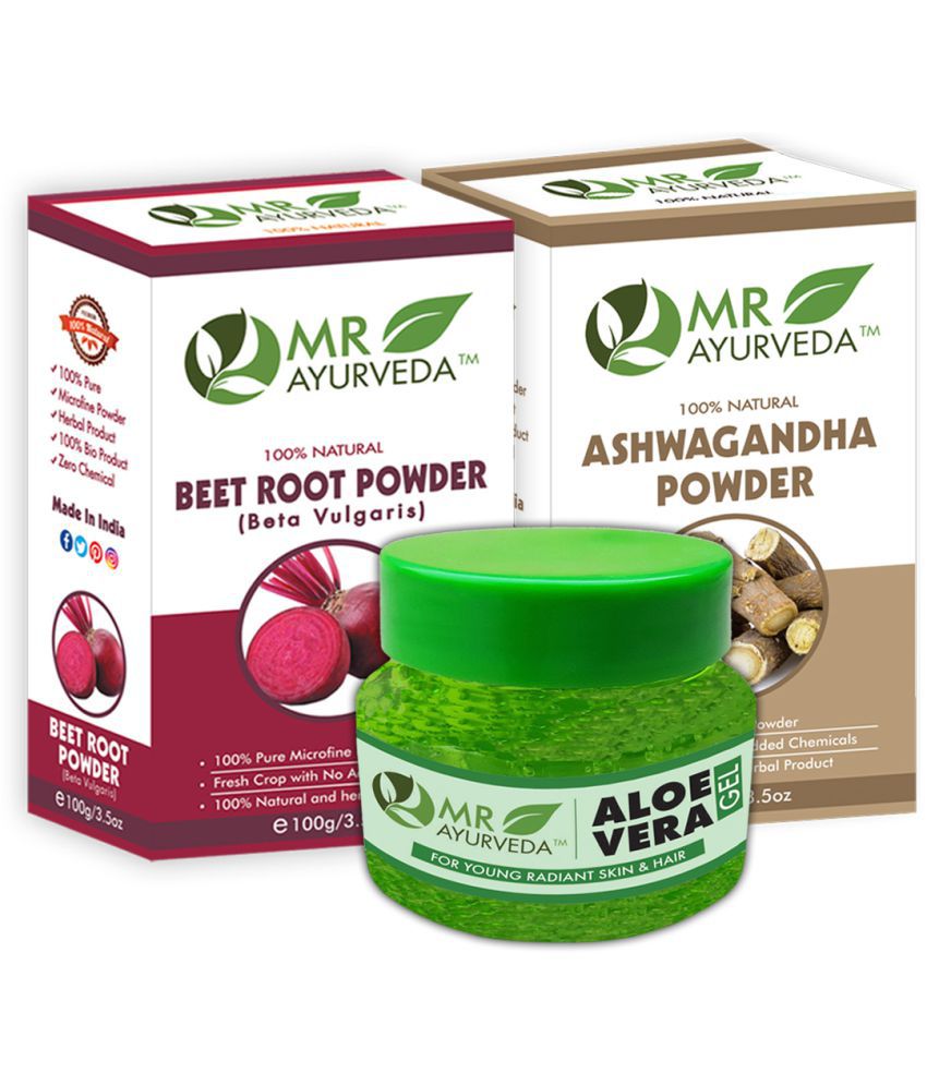     			MR Ayurveda Aloe Vera Gel, BeetRoot & Ashwagandha Powder Hair Mask 300 g
