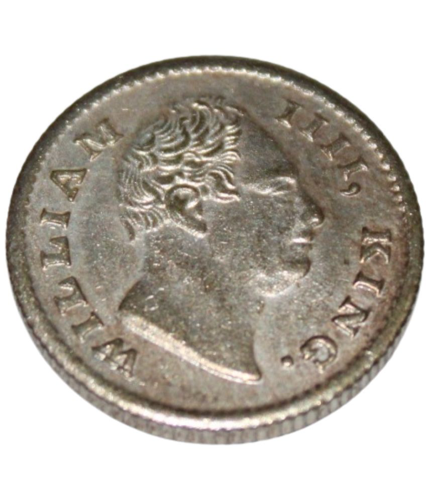     			William IIII - 1/4 Rupee 1835 - British India Rare old Collectible Coin