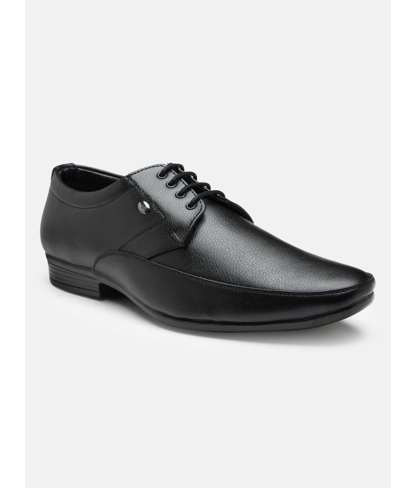     			Action - Black Men's Derby Formal Shoes