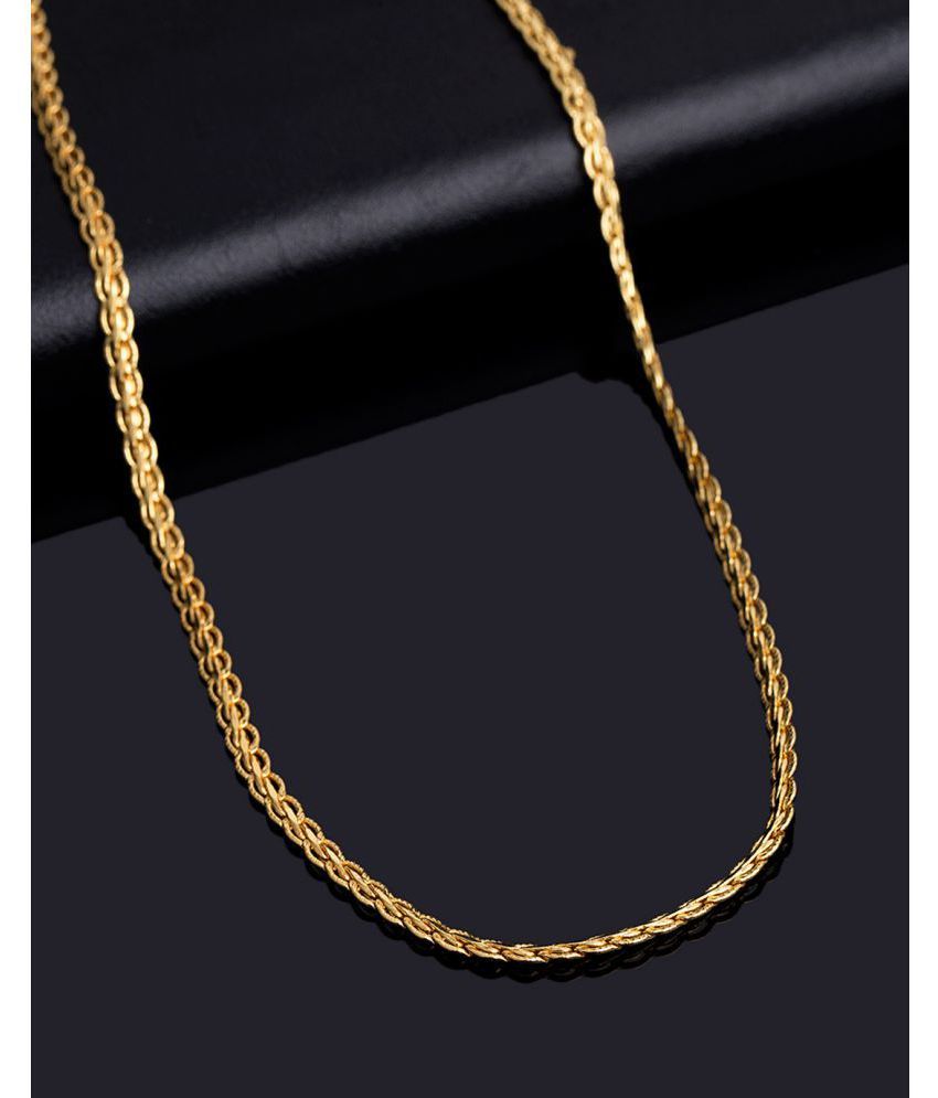     			FASHION FRILL - Gold Plated Chain ( Pack of 1 )