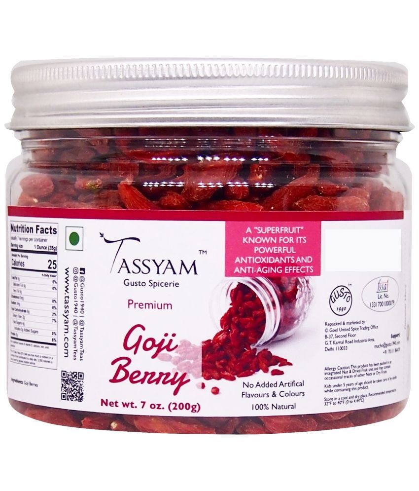     			Tassyam Goji Berry 200g Jar | Super Food