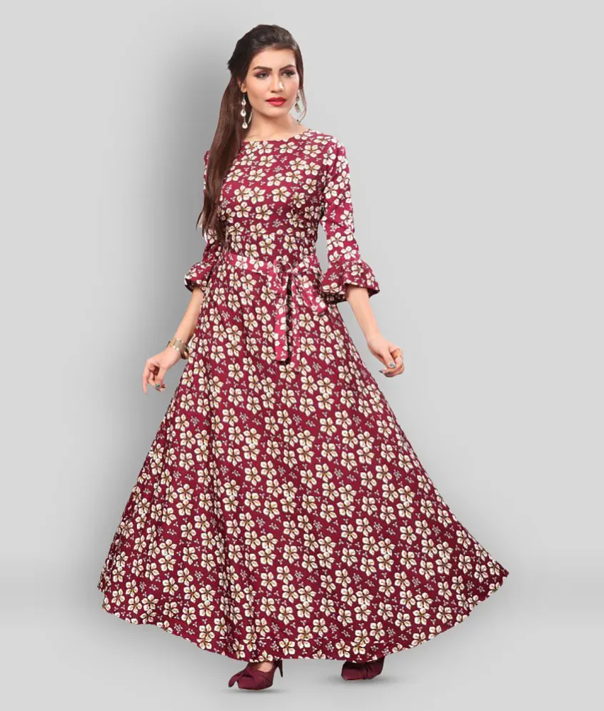 Snapdeal on sale crepe kurtis