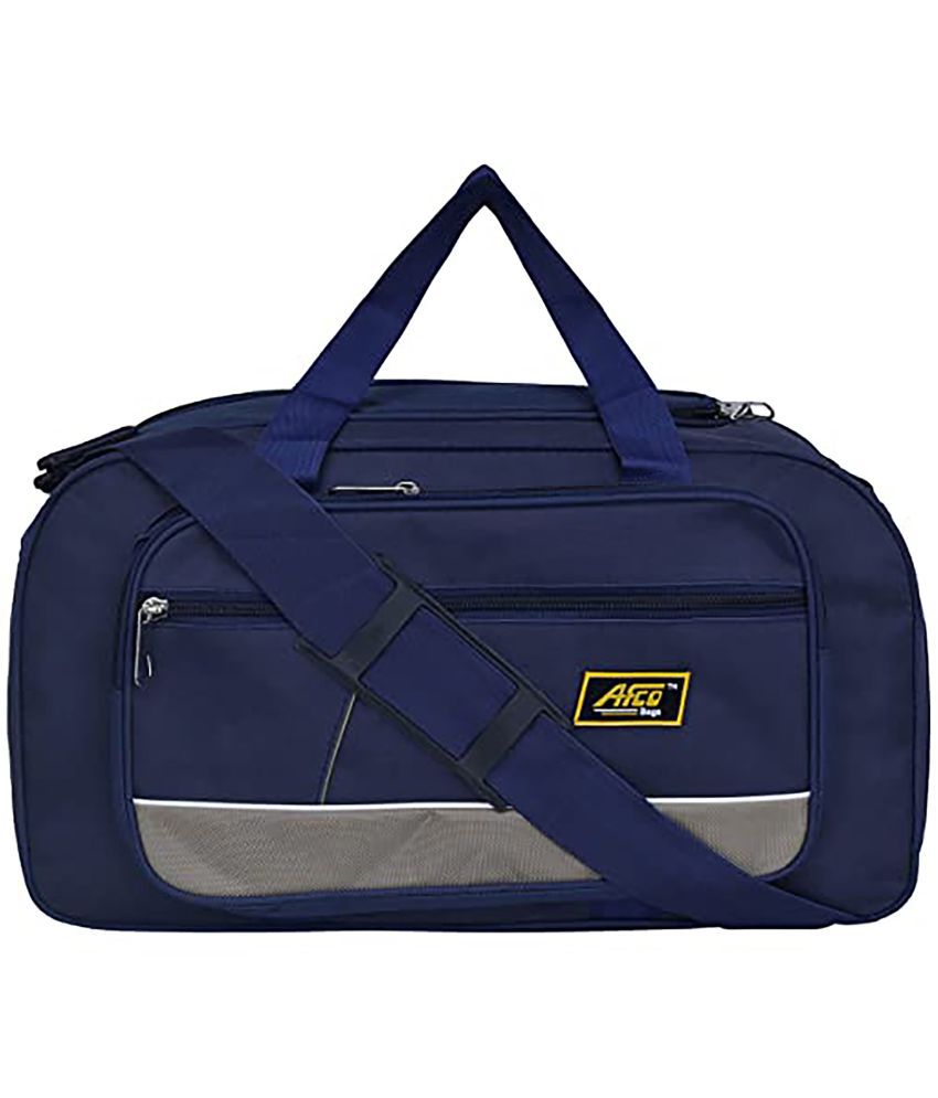     			Afco Bags 35 Ltrs Blue Solid Duffle Bag
