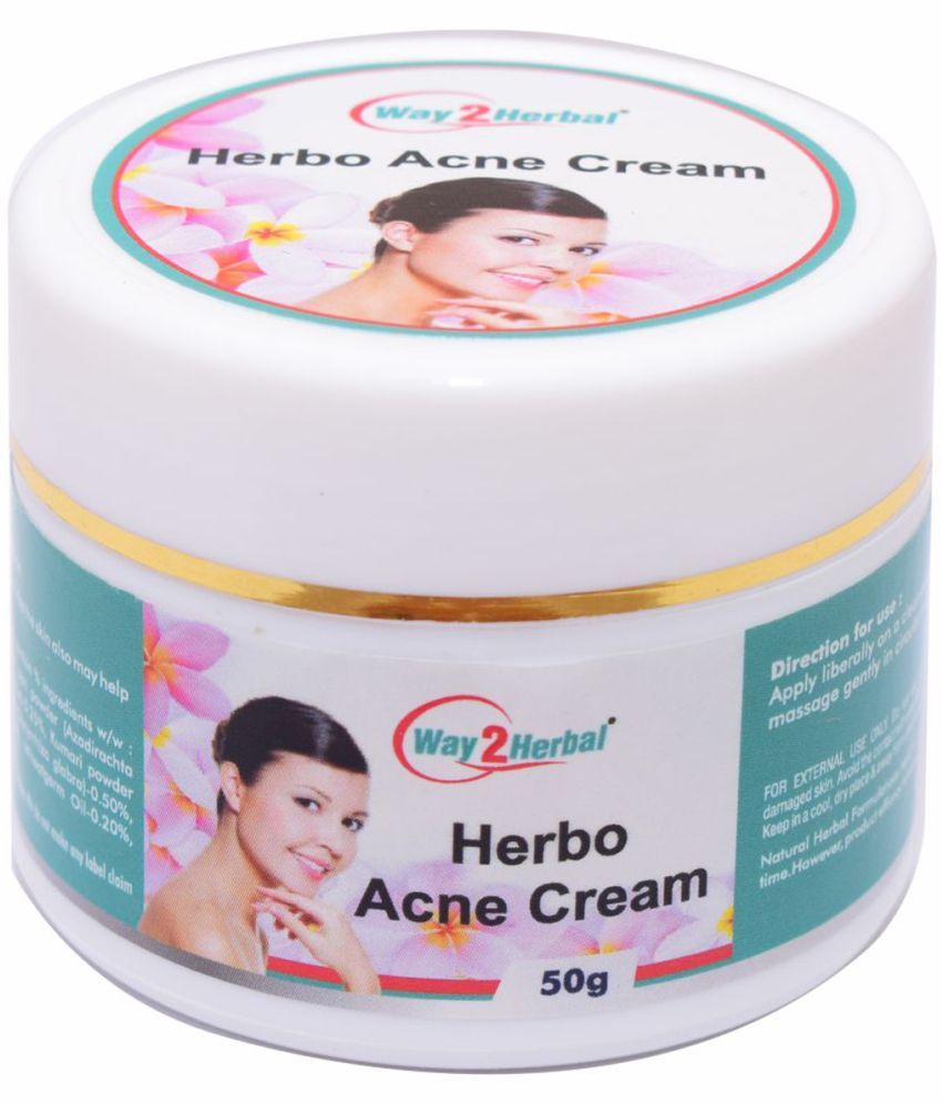     			Way2Herbal Herbo Acne Cream Paste 50 Gm Pack of 1