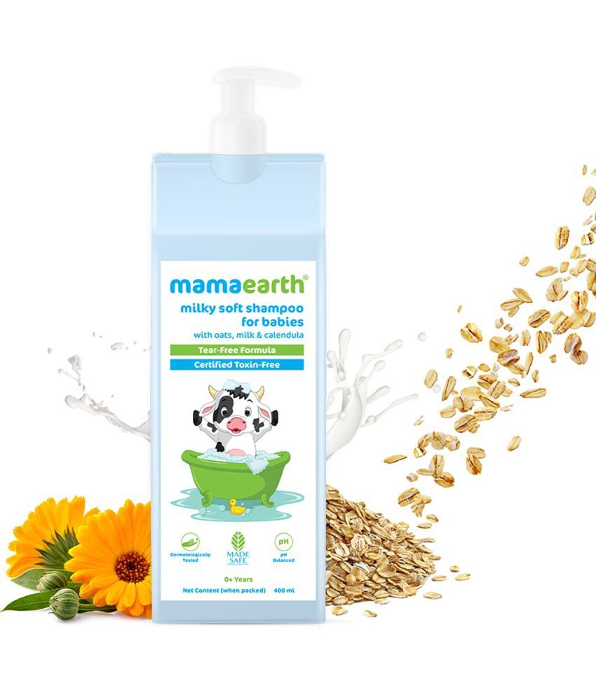     			Mamaearth Milky Soft Shampoo with Oats, Milk and Calendula for Babies - 400 ml