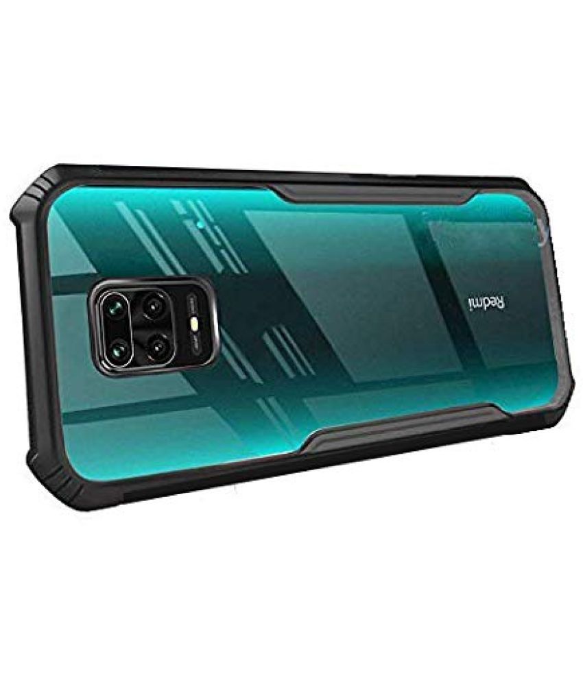     			KOVADO Black Hybrid Covers For Xiaomi Poco M2 Pro - Shockproof