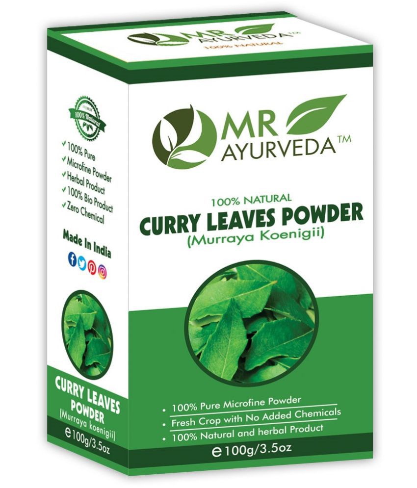     			MR Ayurveda Curry Leaf Powder | Kadi Patta Powder Hair Scalp Treatment 100 g