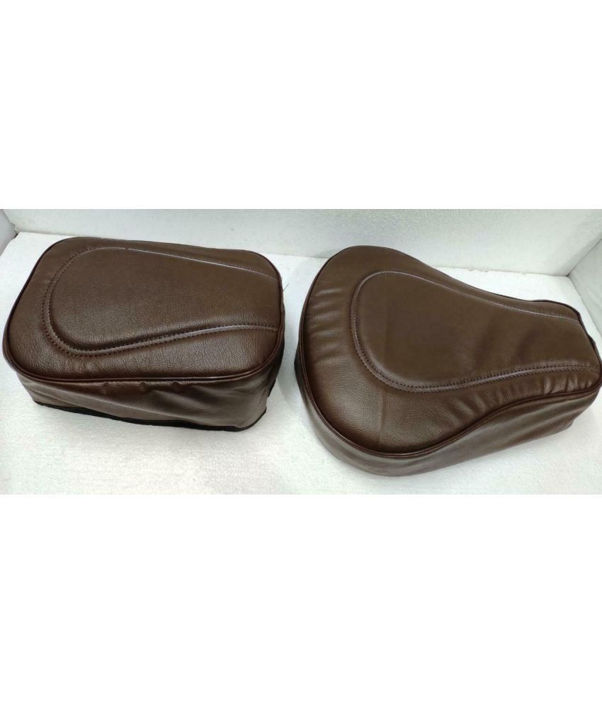     			KOHLI BULLET ACCESSORIES Seat Cover Front & Rear Coffee Brown