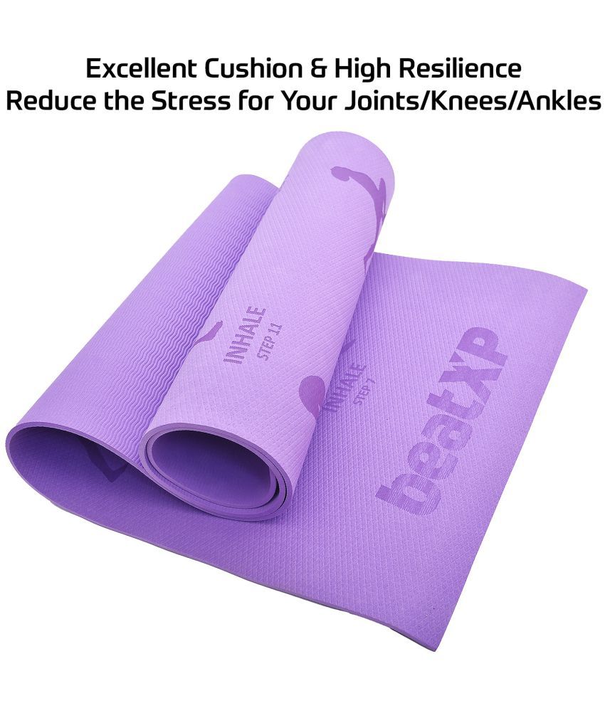 beatXP Surya namaskar Eva yoga mat for Women and Men TPE Material 6mm