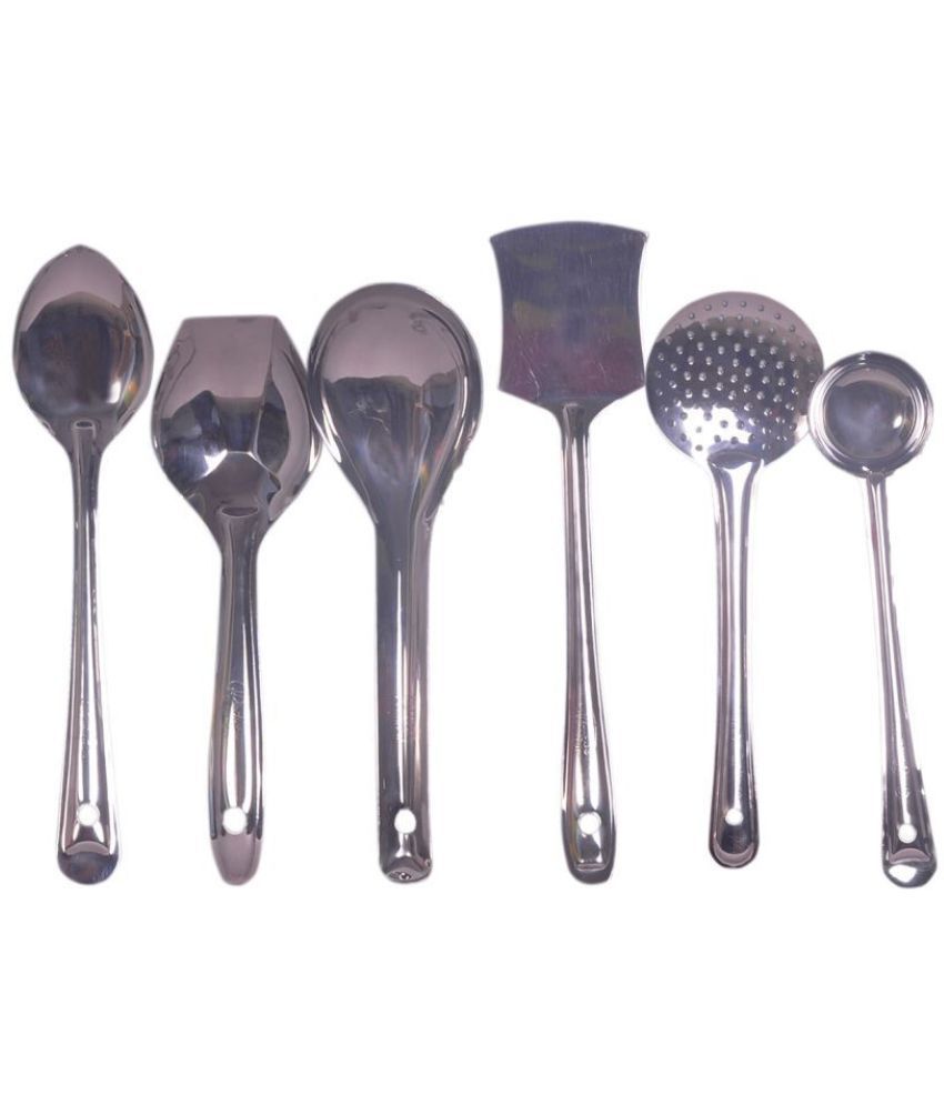     			Dynore Stainless steel 6 Pcs Kitchen Serving Tools