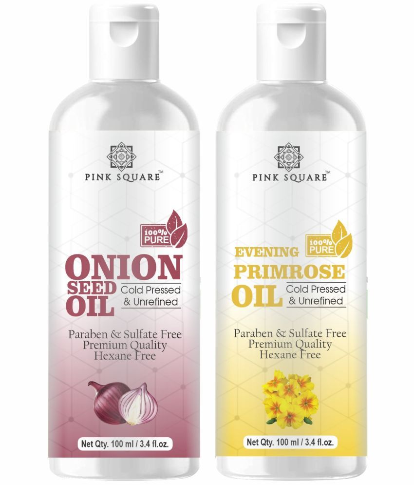     			pink square 100% Cold Pressed Onion Oil and Evening Primrose Oil 200 mL Pack of 2