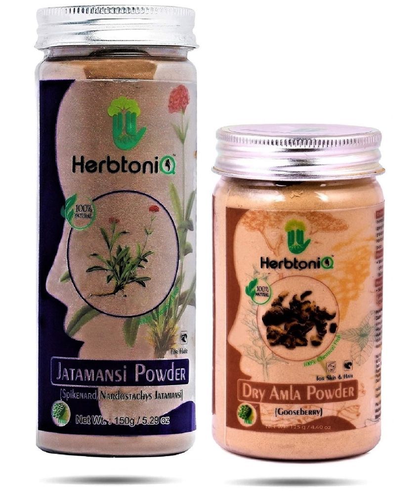 HerbtoniQ 100 Organic Natural Aloevera Leaves Powder Jatamansi Powder And  Hibiscus Flower Powder For Hair Pack Pack Of 3  HerbtoniQ