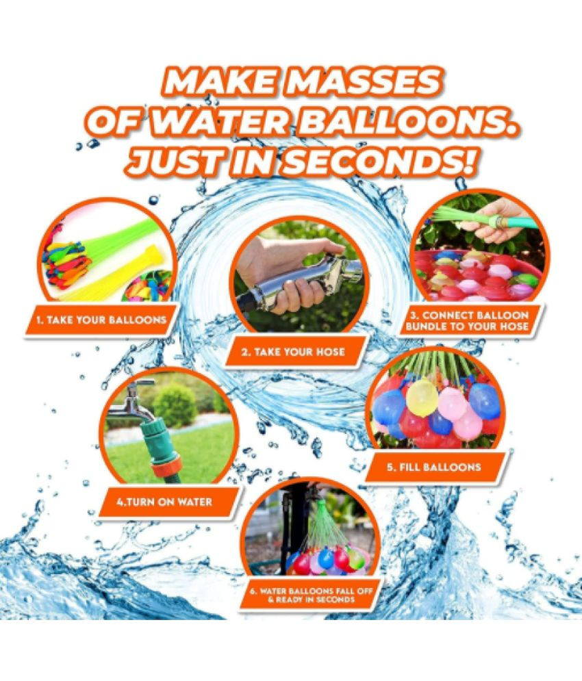 Blooms Mall Holi Water Balloons for Kids and Adults 3 Packet of 333