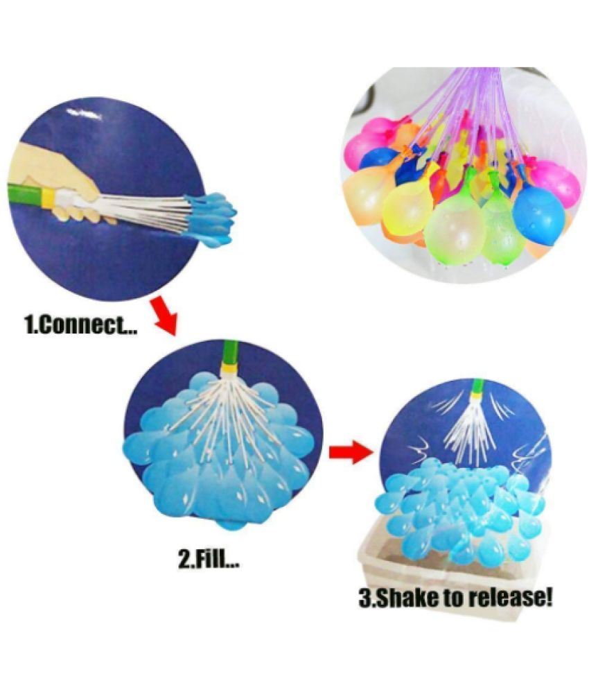Blooms Mall Holi Water Balloons for Kids and Adults 3 Packet of 333