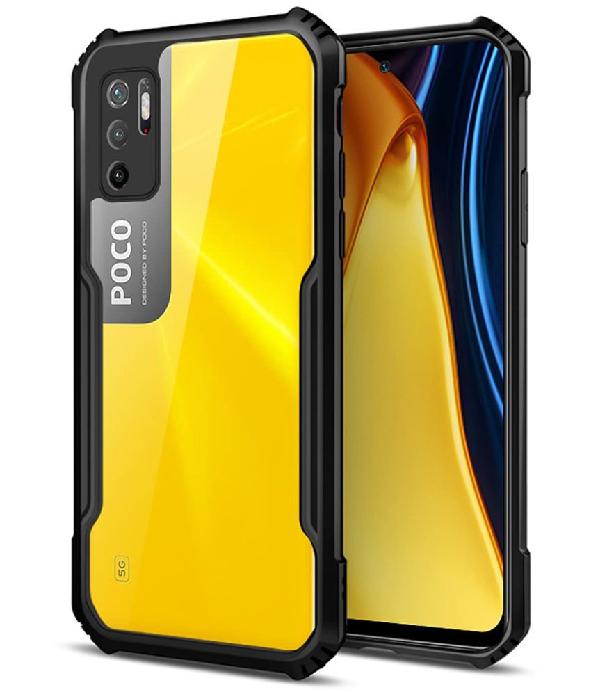     			Fashionury Black Bumper Cases For Poco M3 pro 5G -