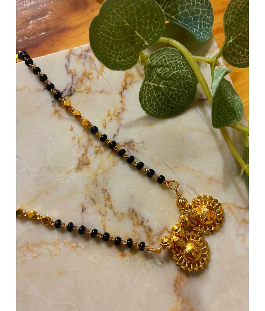 Long Mangalsutra Designs Gold Plated 