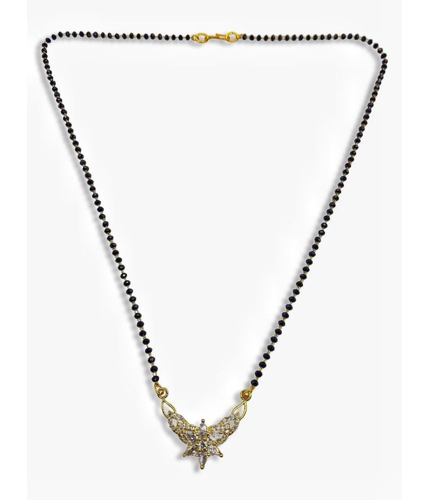 Short Mangalsutra Designs Gold Plated 