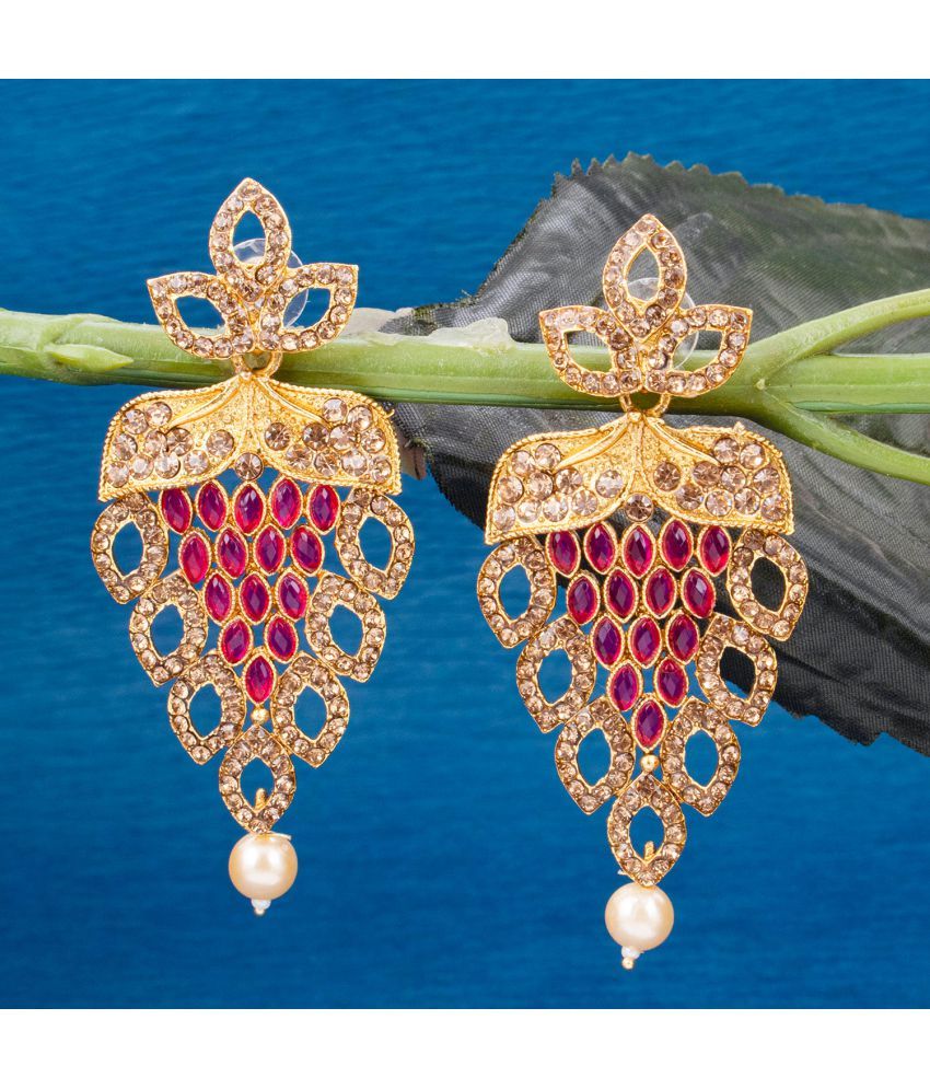     			Sukkhi Classic Gold Plated Drop Earring For Women