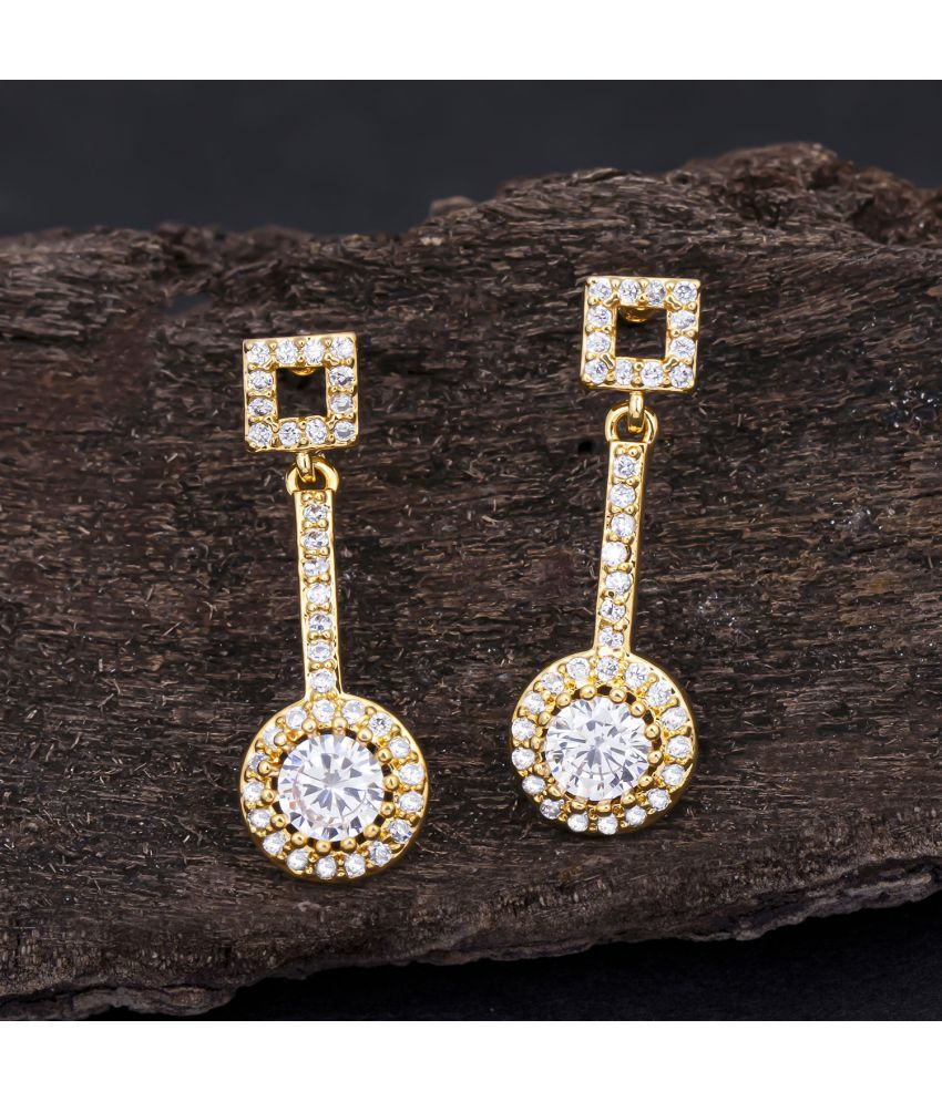     			Sukkhi Modish Gold Plated Drop Earring For Women