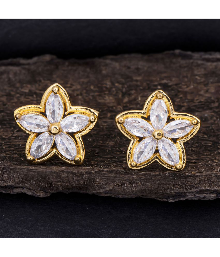     			Sukkhi Pretty Gold Plated Stud Earring For Women