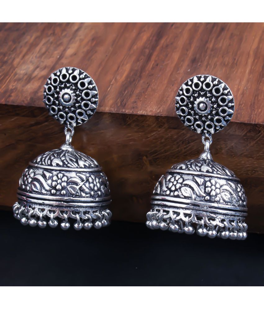     			Sukkhi Simple Oxidised Jumaki Earring For Women