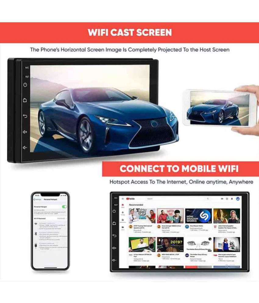 GoMechanic Double DIN Car Stereo Buy GoMechanic Double DIN Car Stereo