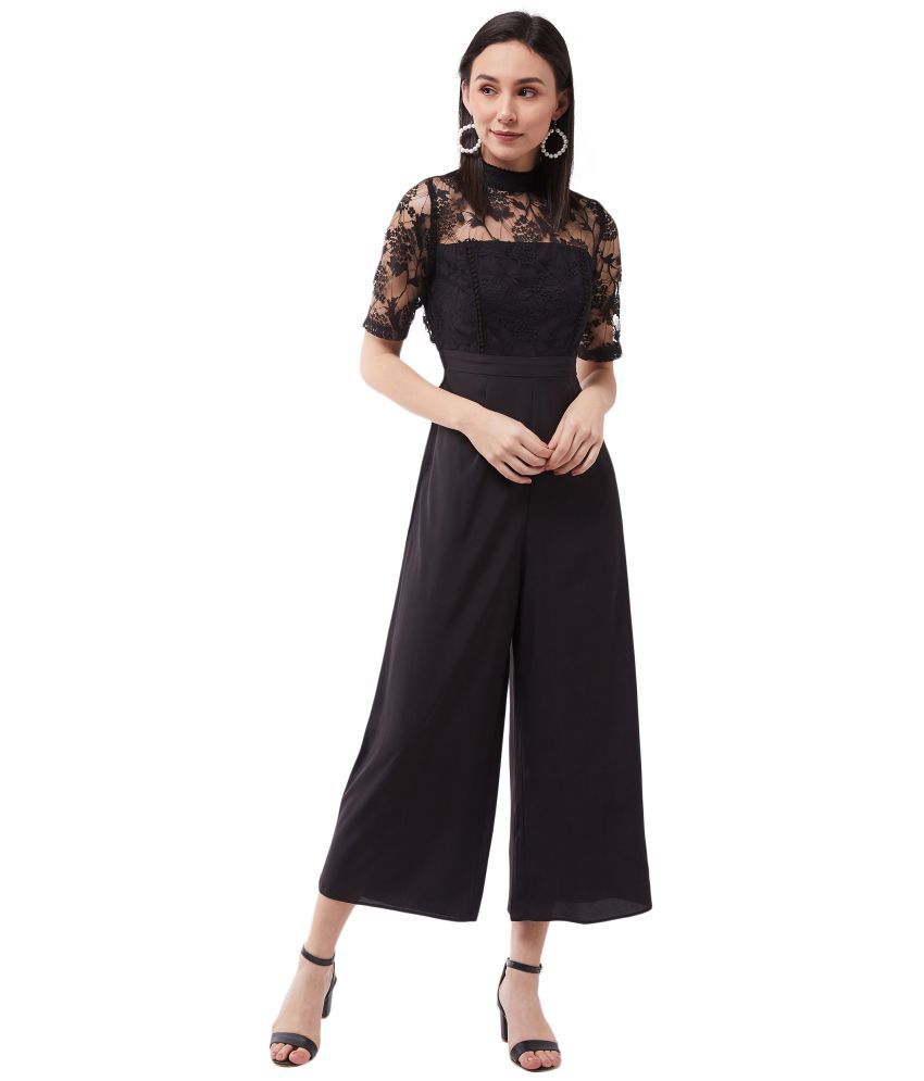     			Miss Chase Black Crepe Jumpsuit - Single