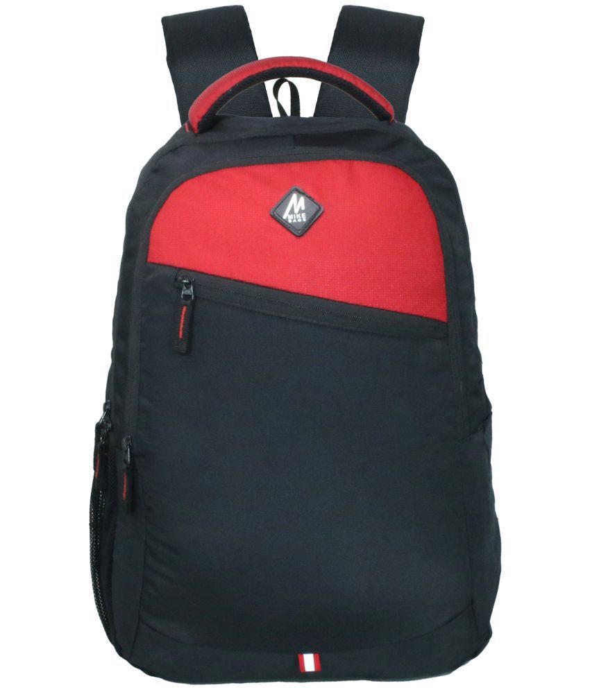     			mikebags 20 Ltrs Red Backpack