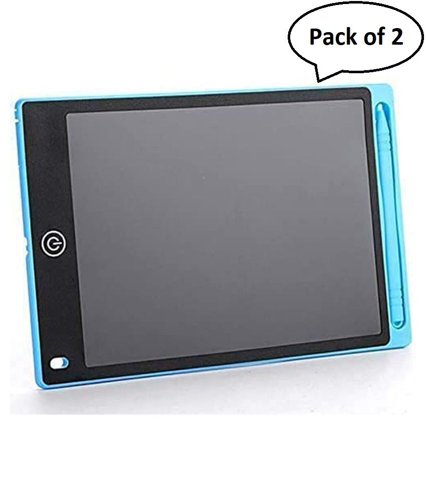    			(Pack of 2)LCD Writing Tablet Pad, Electronic Handwriting Drawing writer Board with Erase Button | Suitable for Kids and Adults