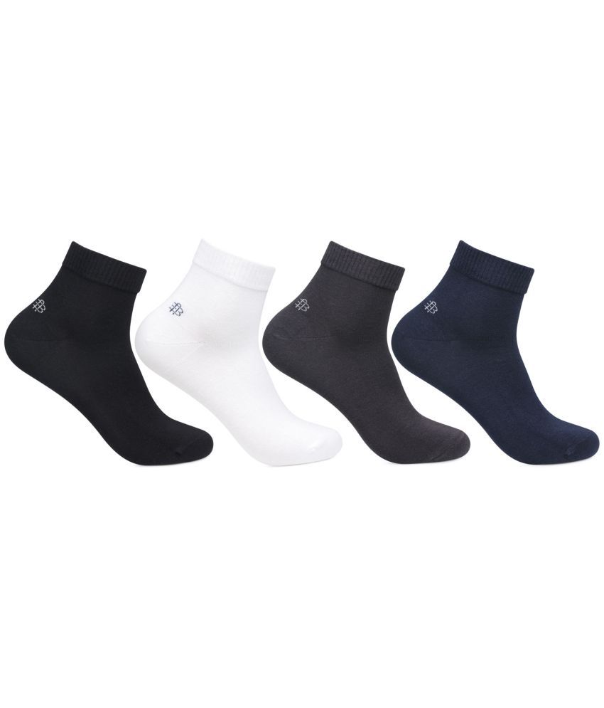     			Bonjour Cotton Ankle Length Socks Pack of 4
