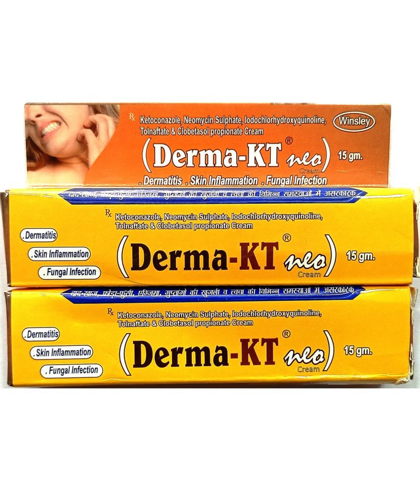     			DERMA  KT 15 GM CREAM ( PACK OF 6) Day Cream 90 gm Pack of 6