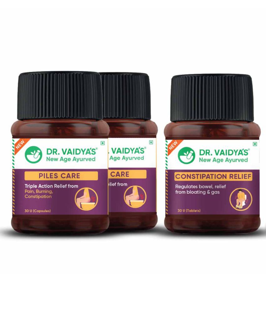     			Dr. Vaidya's New Piles Relief Pack(Piles Care 2, Constipation Relief1)