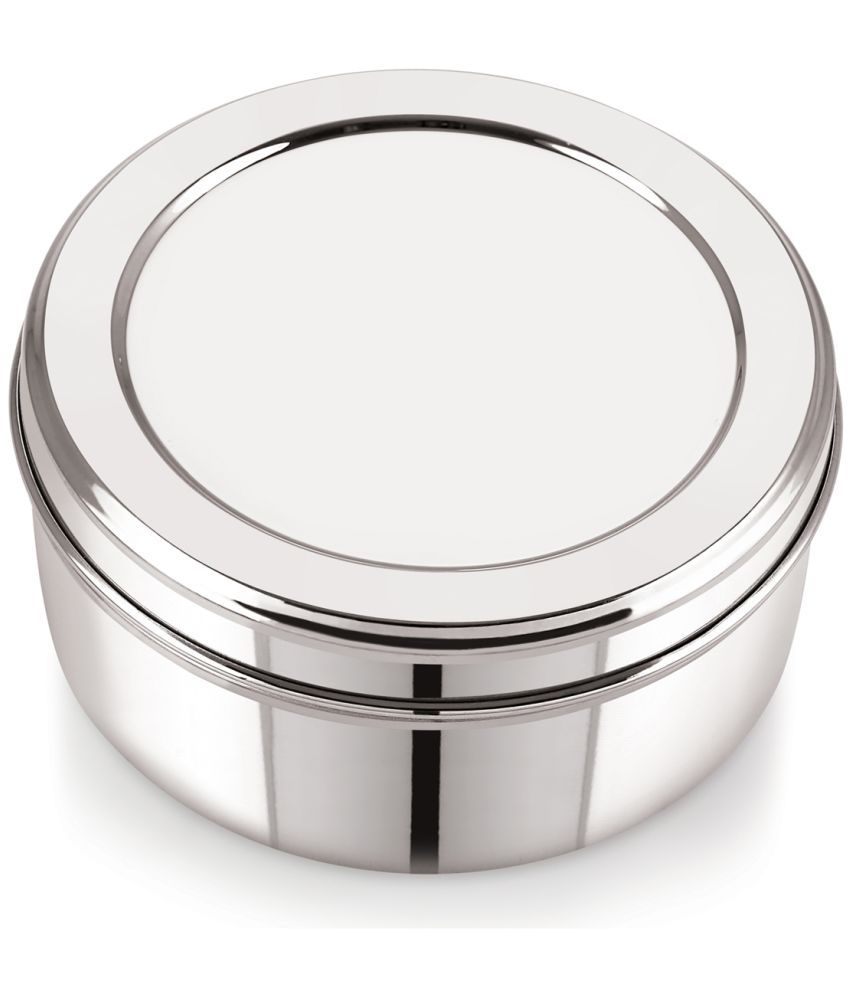 Neelam 26G Puri Dabba Steel Silver Food Container (Set of 1) 350ml Buy
