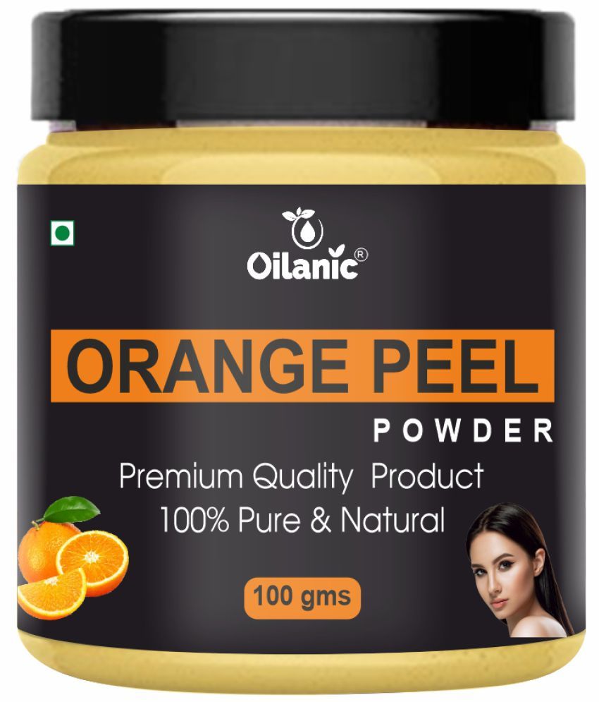     			Oilanic Natural Orange Peel Powder For Haircare Face Mask Masks 100 gm