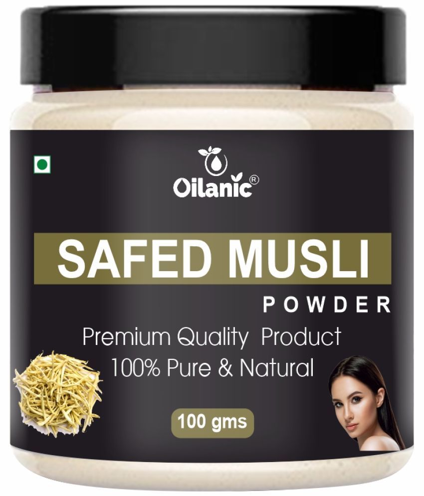     			Oilanic Natural safed musli Powder For Haircare Face Mask Masks 100 gm