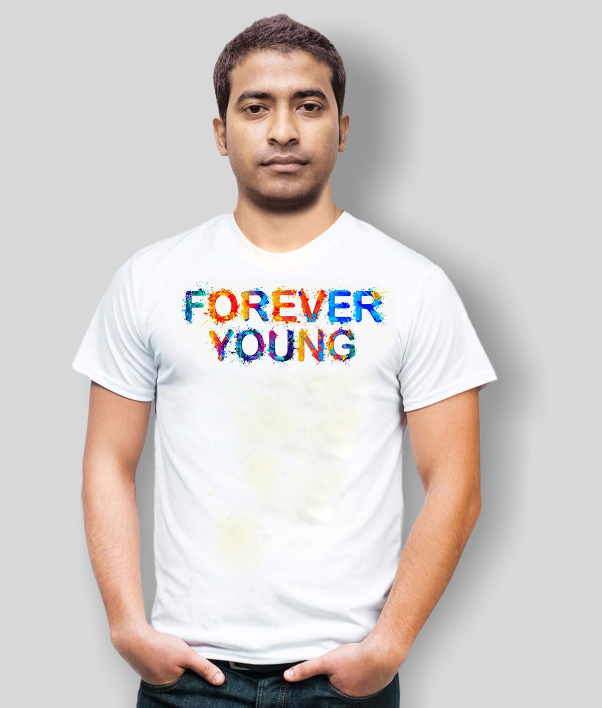 Hawai - White Polyester Regular Fit Men 
