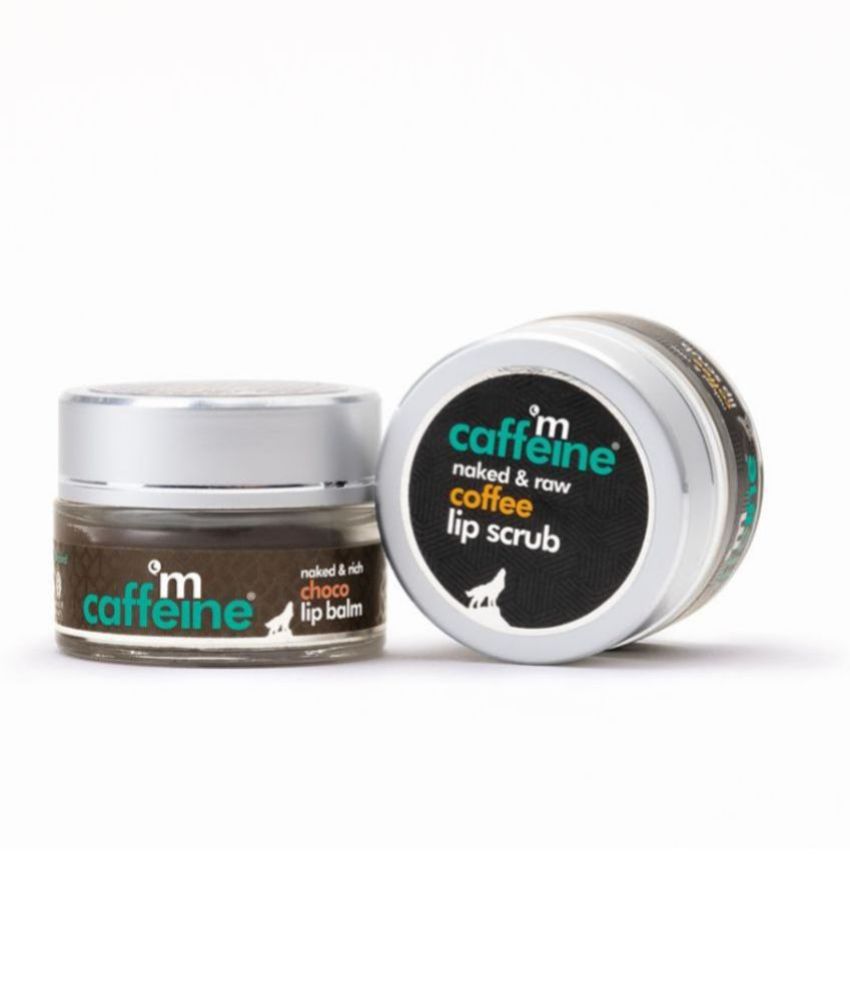     			mCaffeine Lip Polishing Kit with Coffee Lip Scrub & Choco Lip Balm - 100% Vegan
