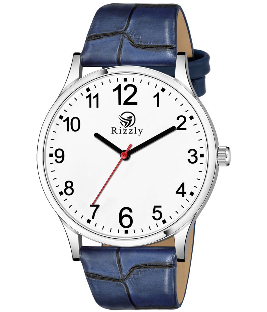     			Rizzly RZ-036-Blue-Rizzly Leather Analog Men's Watch