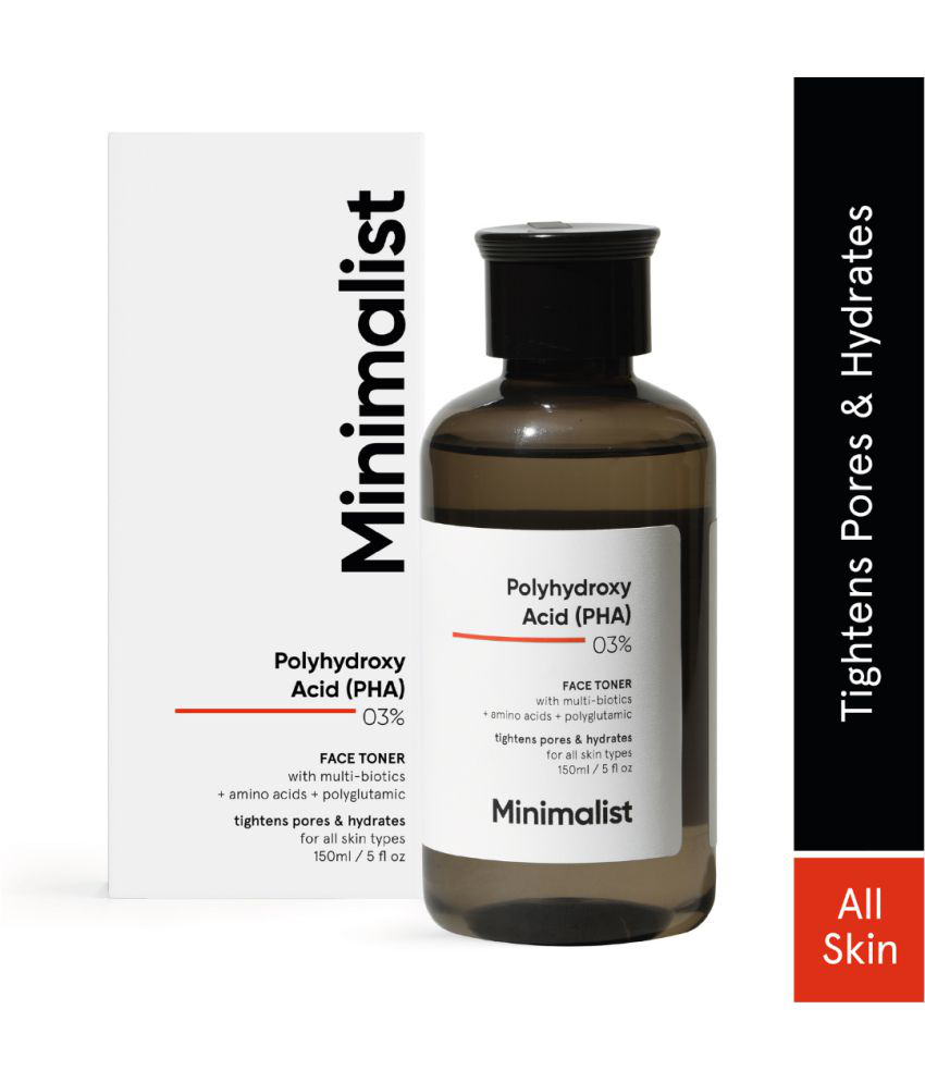     			Minimalist 3% PHA Face Toner For Oily Skin - Pore Tightening, Mild Exfoliating, Alcohol Free Toner, 150ml