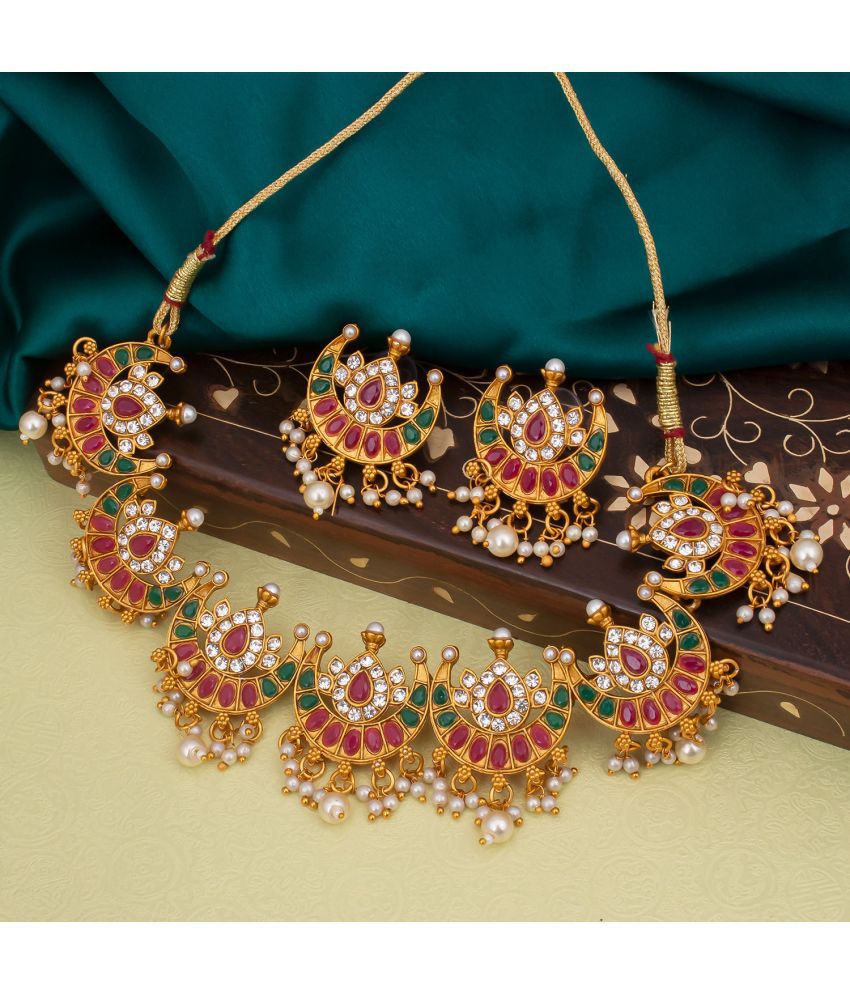     			Sukkhi Alloy Multi Color Traditional Necklaces Set Collar