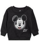 MICKEY & FRIENDS BOYS SWEAT SHIRT ROUND NECK FULL SLEEVES SOLID Anthra Melange