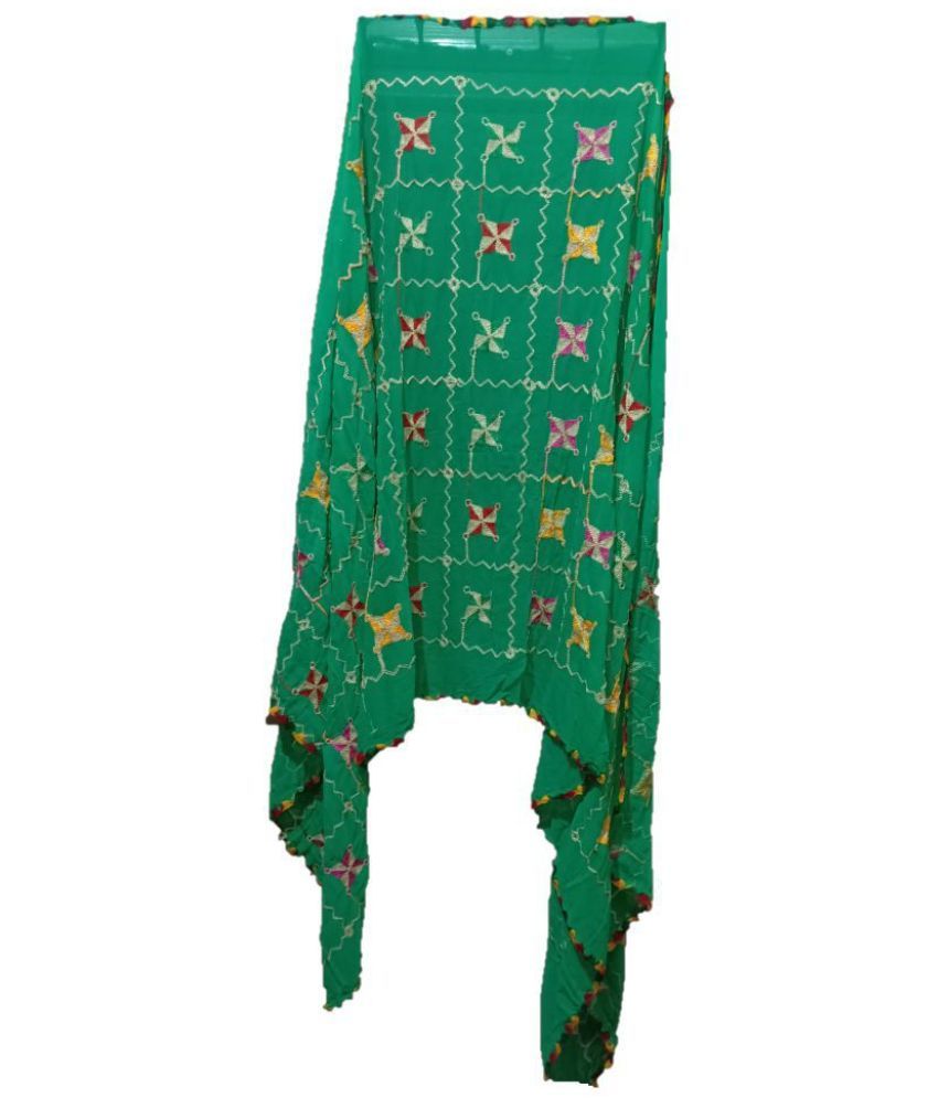     			BBQSTYLE Multicoloured Chiffon Dupatta - Single