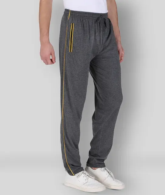 Buy Charcoal Melange Track Pants Online in India, Grey Pants