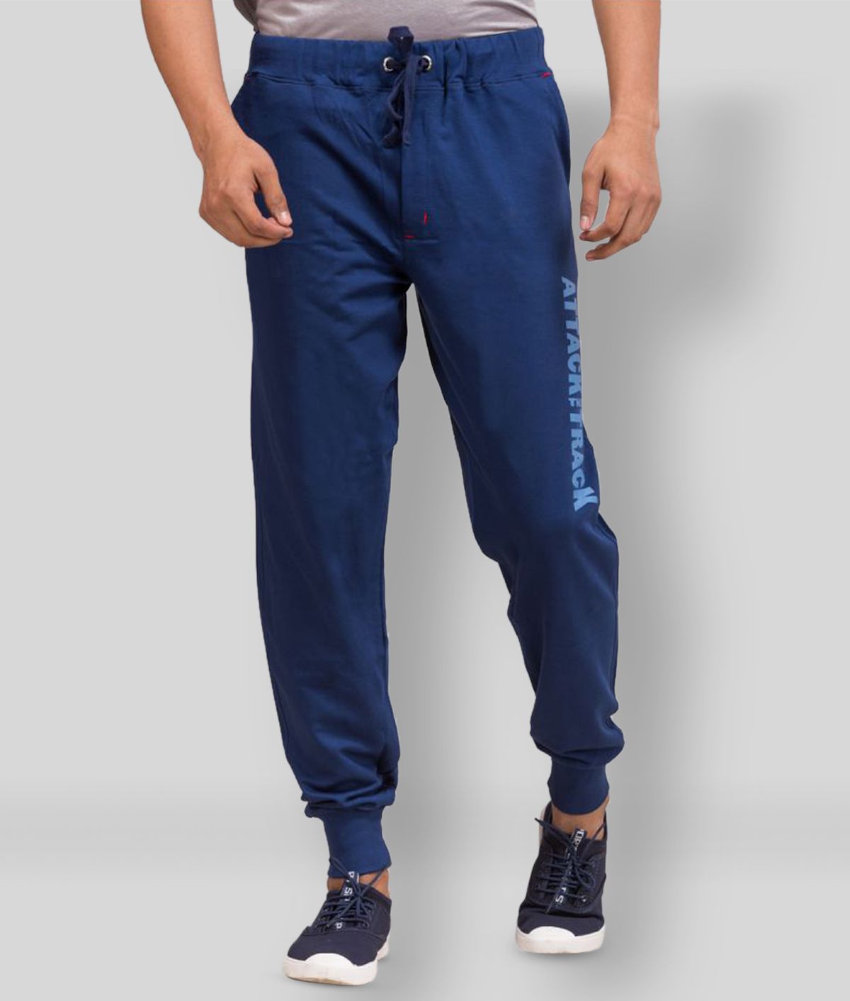     			Todd N Teen - Blue Cotton Men's Joggers ( Pack of 1 )