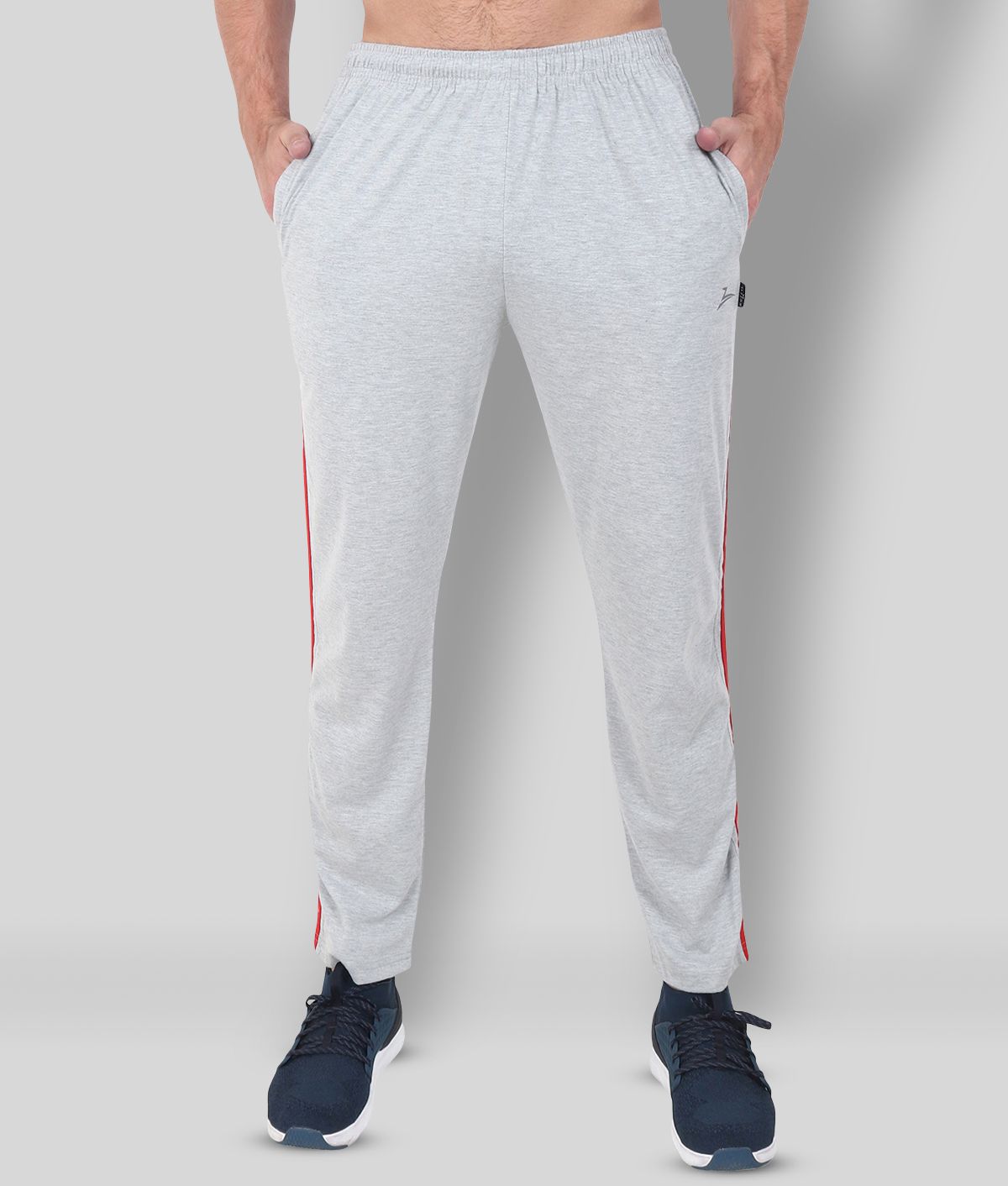     			Zeffit - Grey Cotton Blend Men's Trackpants ( Pack of 1 )