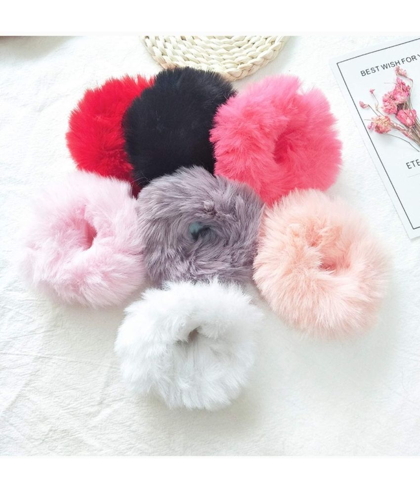 Fluffy Hair Scrunchies Ties Furry Elastic Hair Bands Fuzzy Ponytail Holders Hair  Accessories Gifts for Girls Women Rubber Bands (Pack Of 12): Buy Fluffy Hair  Scrunchies Ties Furry Elastic Hair Bands Fuzzy