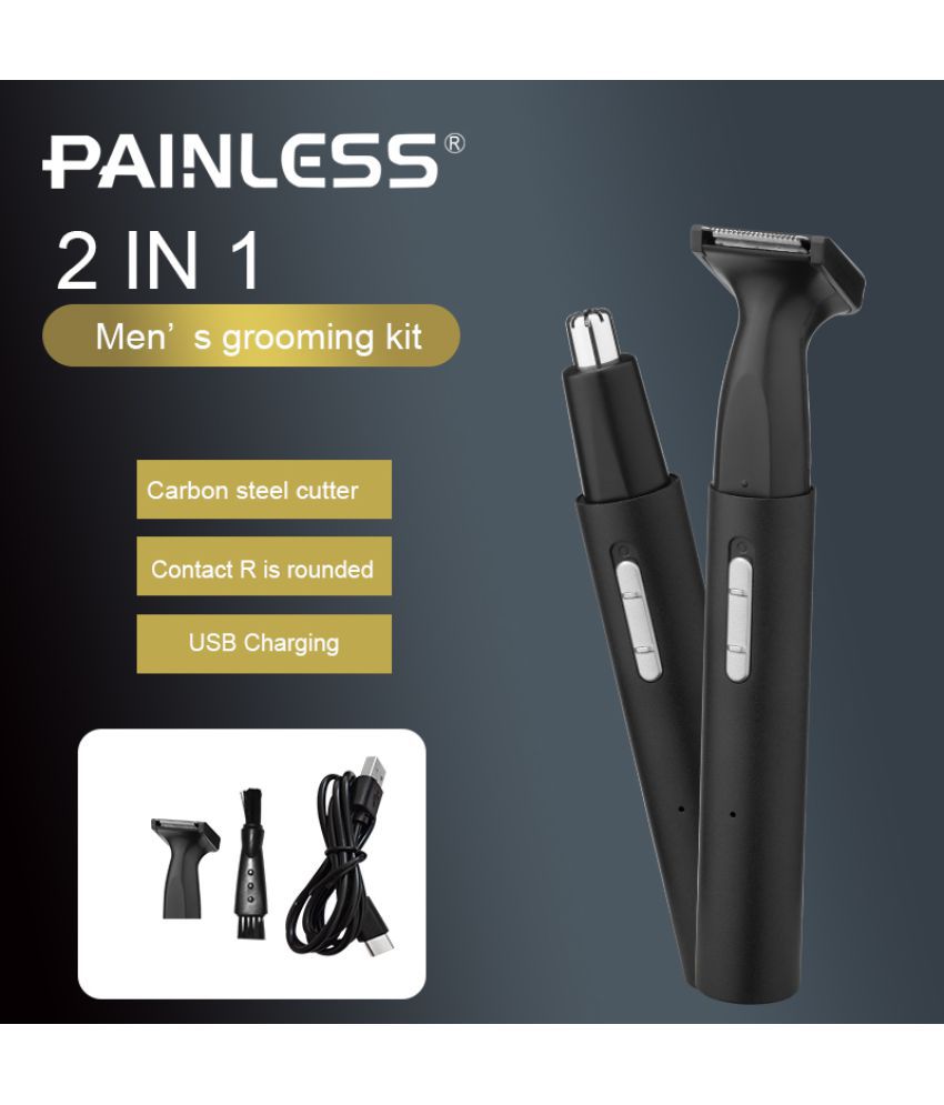 Painless ear nose hair Beard Trimmer ( Black ) - Buy Painless ear nose hair  Beard Trimmer ( Black ) Online at Best Prices in India on Snapdeal