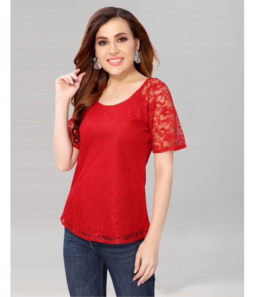     			Selvia - Net Red Women's A-Line Top ( Pack of 1 )