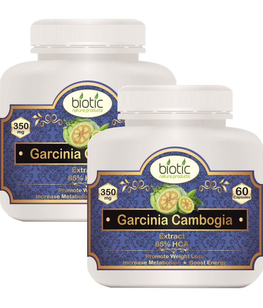     			Biotic Garcinia Cambogia Capsules ( 65% HCA ) Extract Capsule 120 no.s Pack of 2