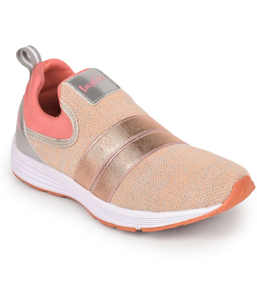     			Liberty By Lucy & Luke Peach Kids Sports Non Lacing Shoes